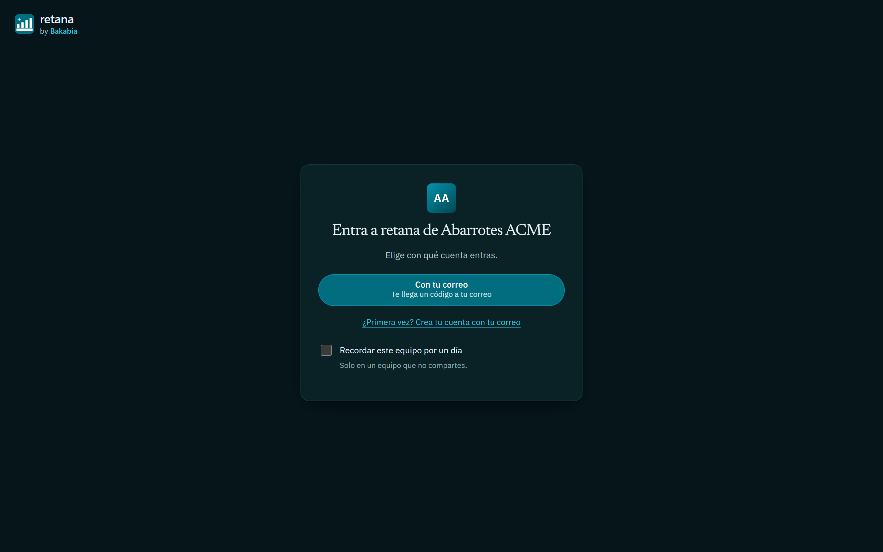 Sign-in with your company's identity
